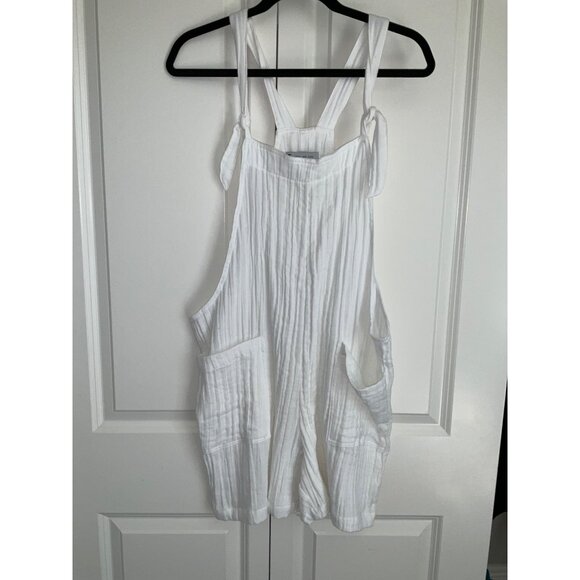 Lotus & Luna Elemental White short Romper size Large - Picture 3 of 5